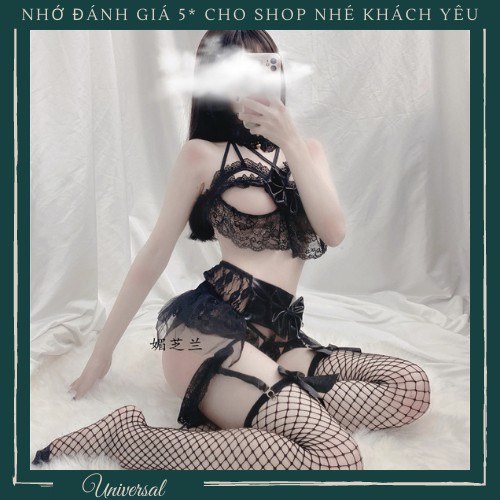 Cosplay Sexy Cánh Quỷ Dễ Thương - Đồ Lót Ren Sexy - Bộ Đồ Ngủ UNIVERSALXXX - DLR04 | BigBuy360 - bigbuy360.vn
