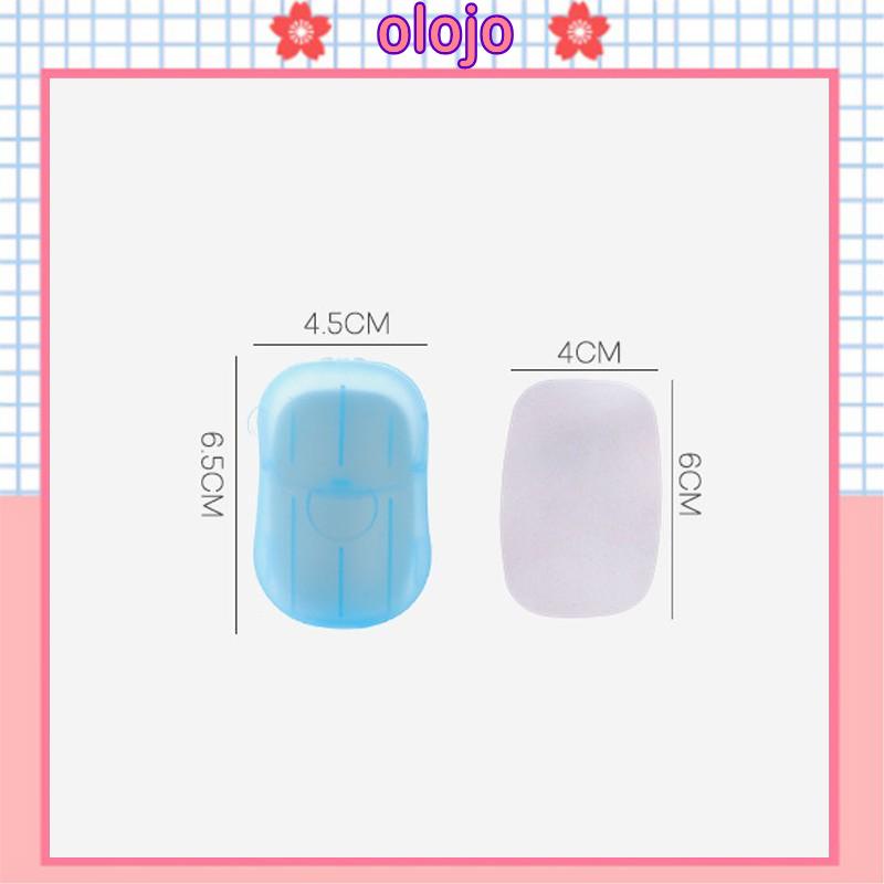 ⚜️Hộp 20 tấm xà phòng giấy dùng một lần tiện lợi dành cho đi du lịch