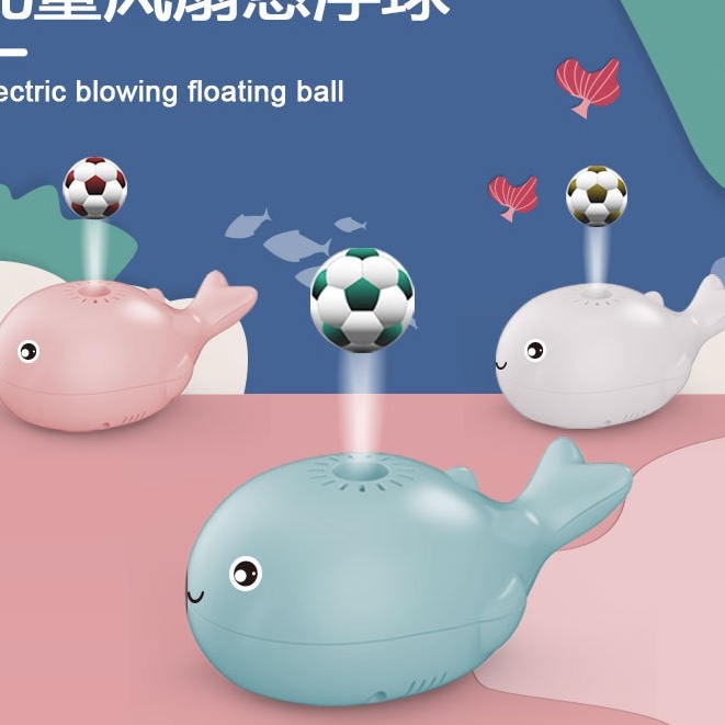 Đồ chơi cho bé cá heo thổi bóng siêu dễ thương kèm quạt cá heo mini cho bé T2 - GIADUNGHANOI39