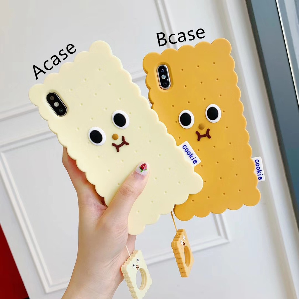 Ốp Điện Thoại Nhựa Mềm Hình Bánh Quy Cho iPhone14 13 12 Mini 11 PRO MAX 6 / 6s / 8plus X / XS XR XSMAX # HG778