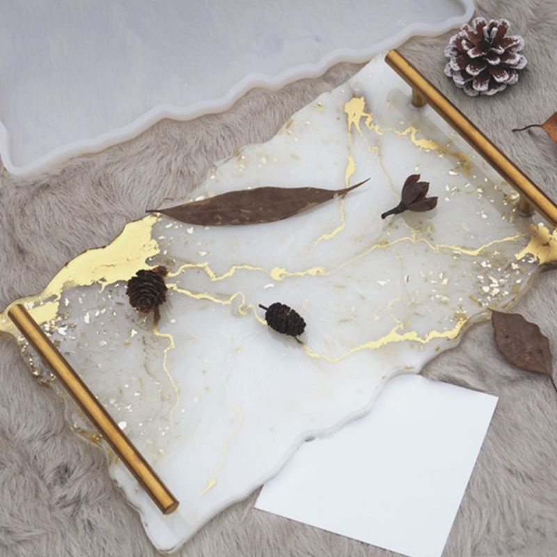 Khuôn Silicon Làm Khay Đựng Trang Sức / Kẹo / Trái Cây Thiết Kế Độc Đáo Tiện Dụng