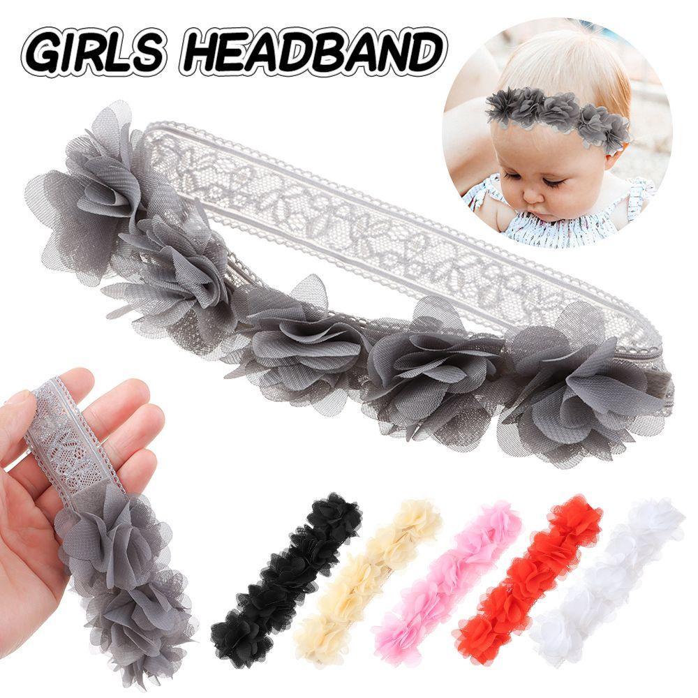 Băng Đô Co Giãn Làm Phụ Kiện Chụp Ảnh Cho Bé Gái