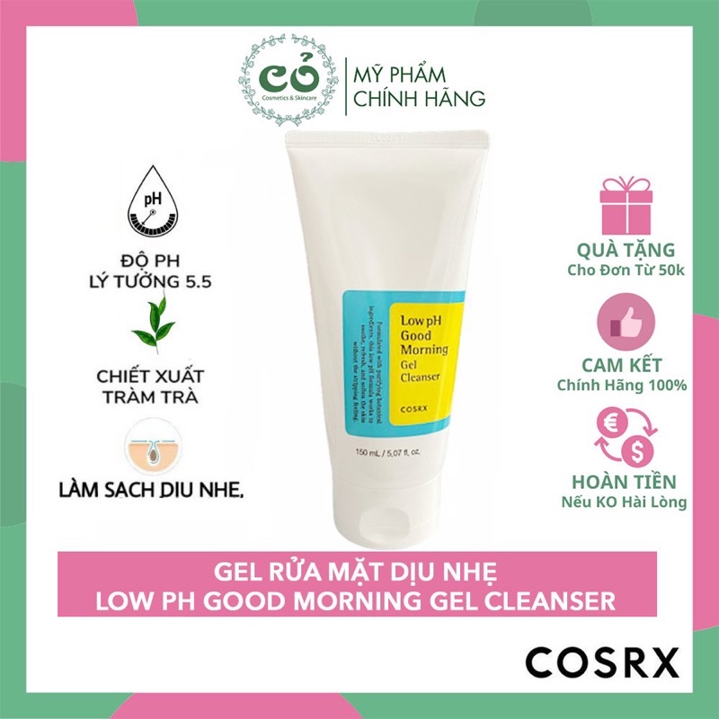 Sữa Rửa Mặt Cosrx Low pH Good Morning Gel 150ml