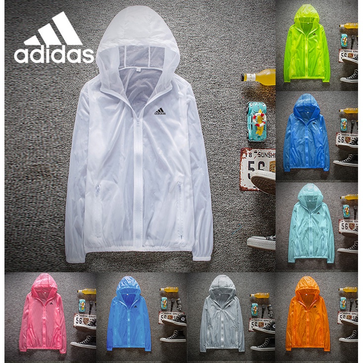 Áo Khoác Thể Thao Adidas Chống Nắng Siêu Mỏng Năng Động Thời Trang Unisex Phong Cách Hàn Quốc