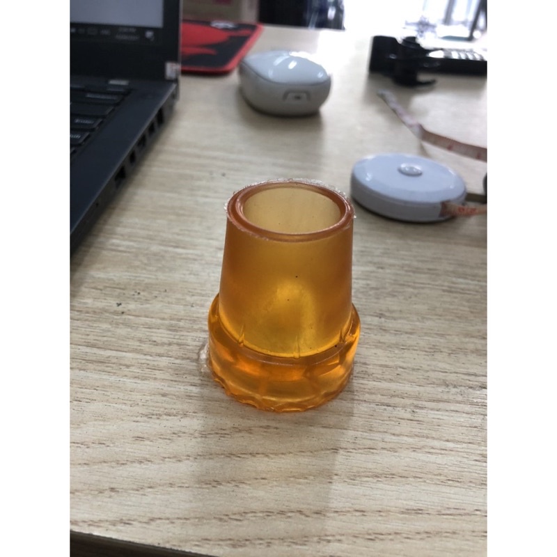 Đế chân thay thế cho nạng chống nách bằng gỗ/ nhôm/ inox loại dày  ( 2 chiếc)