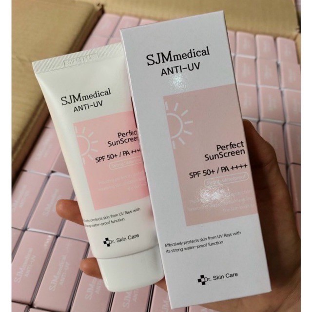 Kem Chống Nắng Nâng tone SJM Mediatek anti-uv dr skin care  Hàn Quốc