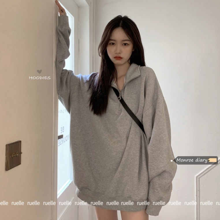 Áo Thun Polo Nữ Dài Tay Cổ Bẻ Thời Trang Hàn