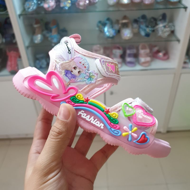 Giày có đèn led phát sáng cho bé gái 2-7 tuổi đi học, đi chơi