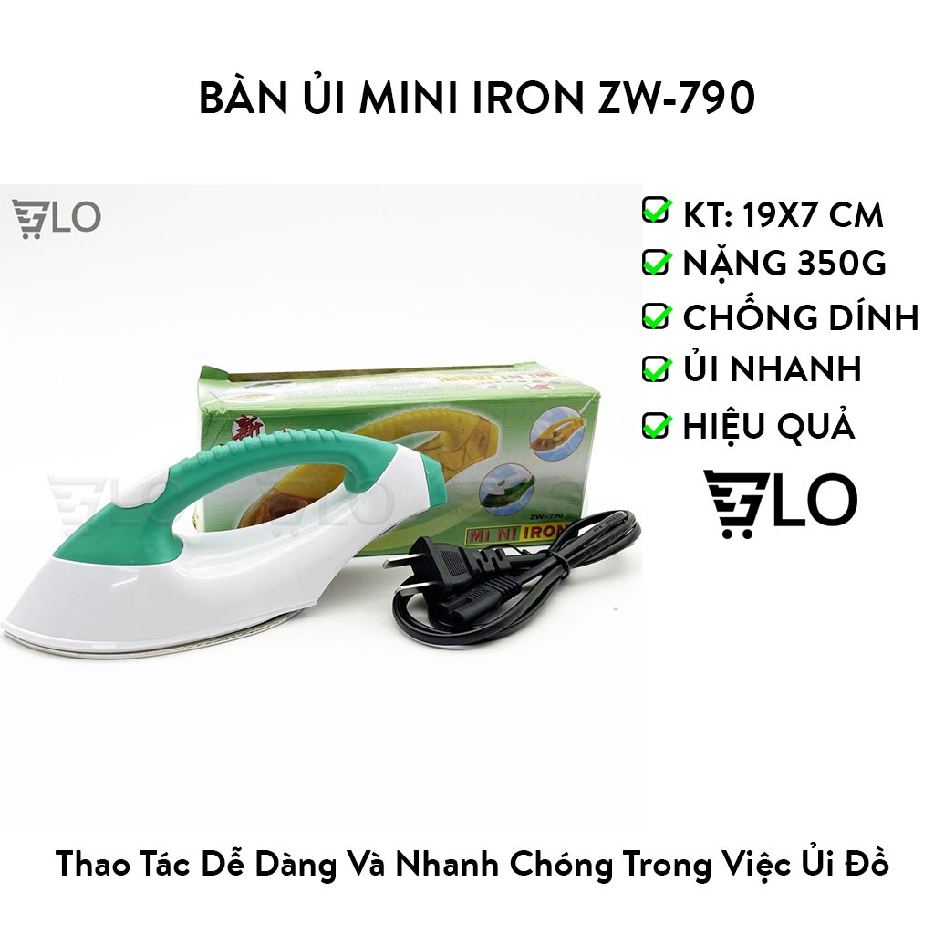 Bàn Ủi Mini Iron Zw-790