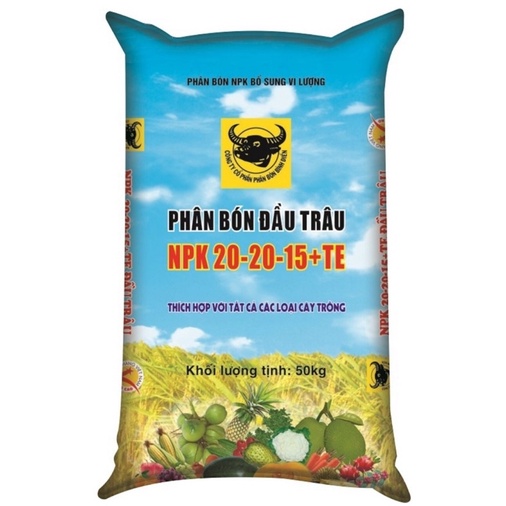 1kg phân 20-20-15 Te đầu trâu
