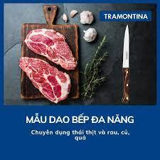 Bộ dao Polywood gồm dao chặt, thái, gọt chính hãng Tramontina Brazil