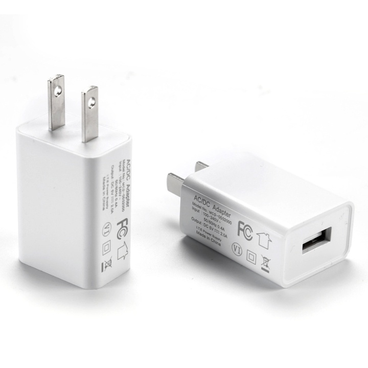 Adapter 1 cổng USB 5V.1A-2A, Nguồn các loại đèn LED USB 5V