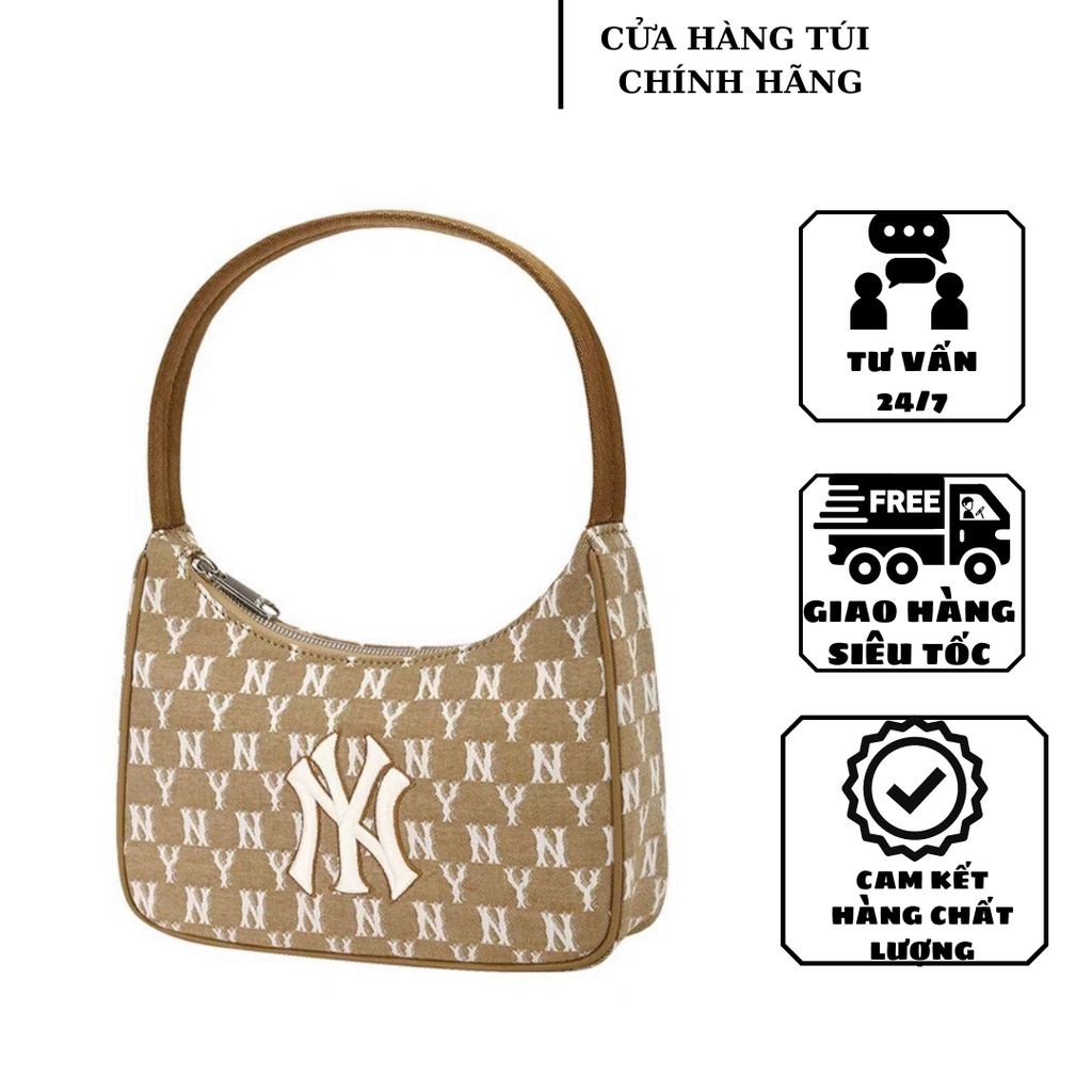 ❦☢ↂTúi dưới tay MLB 21 thiết kế denim cổ điển