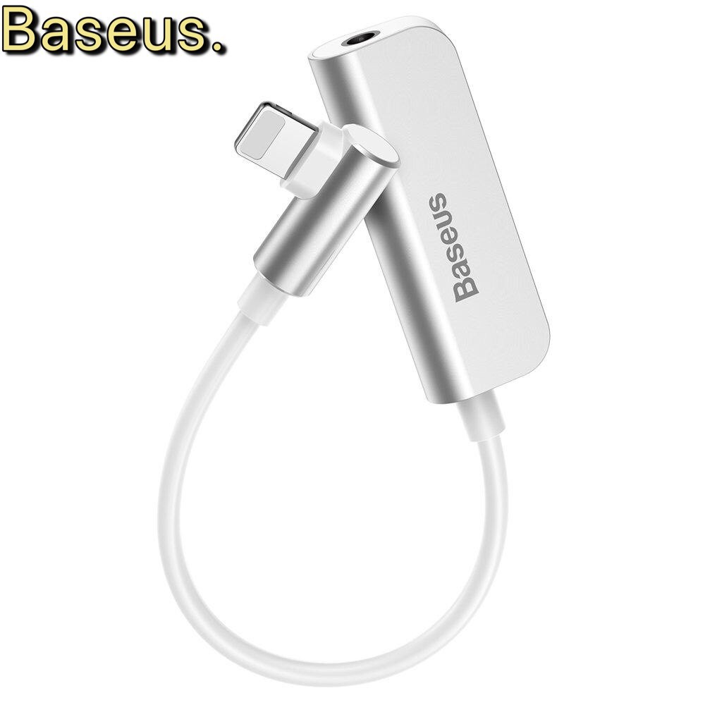 Cáp jack chuyển đổi Lightning sang lightning + 3.5mm CALL50S Baseus Hàng Chính Hãng