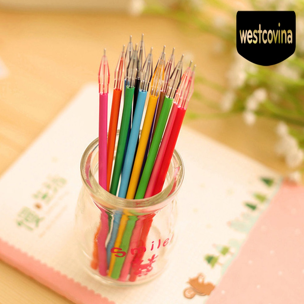 Phương Tây✎Set 12 Bút Mực Nhiều Màu Sắc