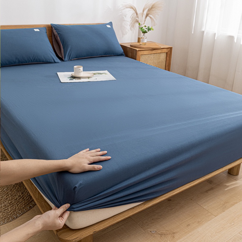 Ga Gối Cotton Tici (01 Ga, 02 Vỏ Gối Nằm) - Nhập Khẩu Không bai xù, Không phai màu