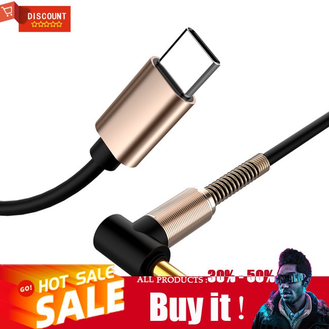 ☪ USB Type C Car AUX Audio Cable to 3.5mm Jack Female Speaker Cable For Huawei Xiaomi Samsung