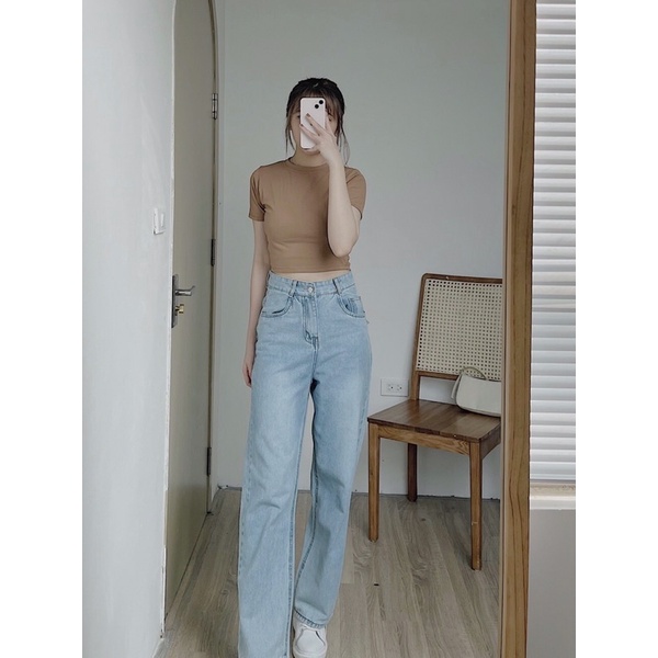 CROPTOP CỘC TAY COTTON