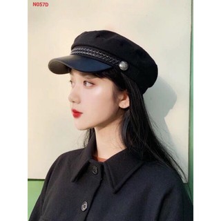 Nón Beret Mỏ Da Cực Ngầu VIDEO THẬT 100%