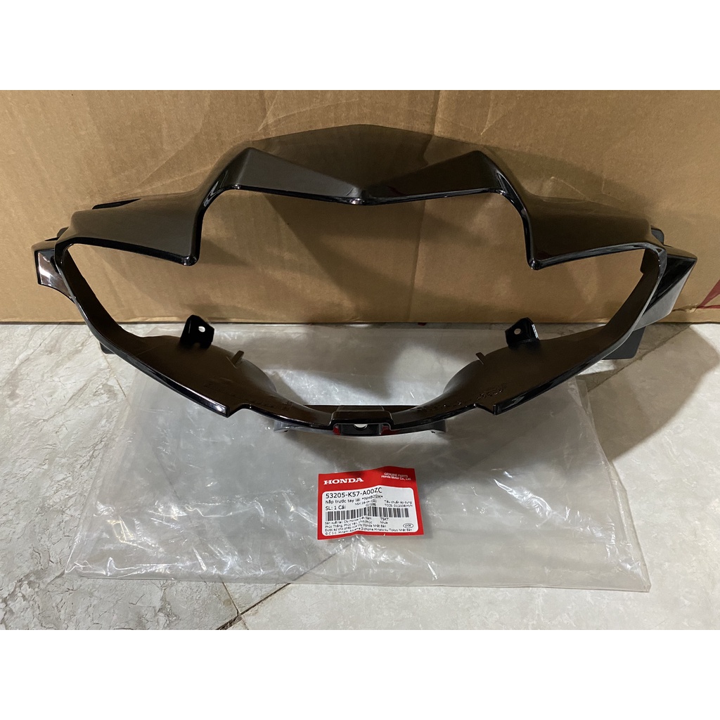 Ốp trước tay lái - bàn thờ HONDA BLADE số năm 2017-2018-2019-2021 màu Đen (Phanh đĩa). *NHB25M* 53205K57A00ZC