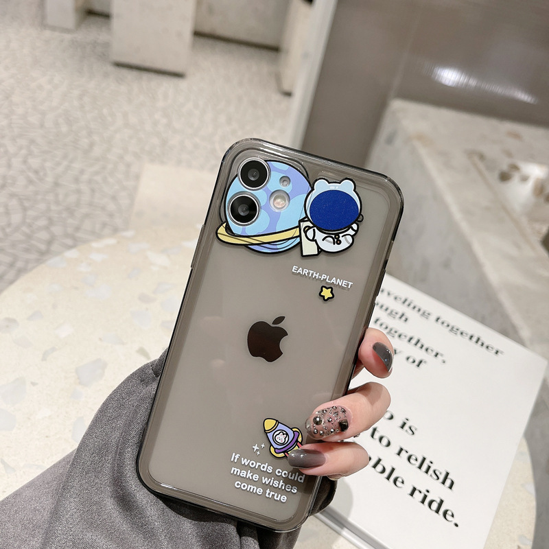 Ốp điện thoại silicon họa tiết hình phi hành gia cho iPhone 11 Pro Max X Xr Xs Max 7 8 Plus Se 2020 12 pro max 12 mini 13 pro max 13 mini | BigBuy360 - bigbuy360.vn