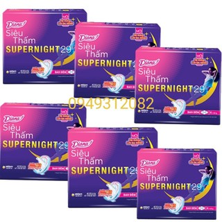 [MẪU MỚI] Combo 6 gói bvs ban Đêm 29cm