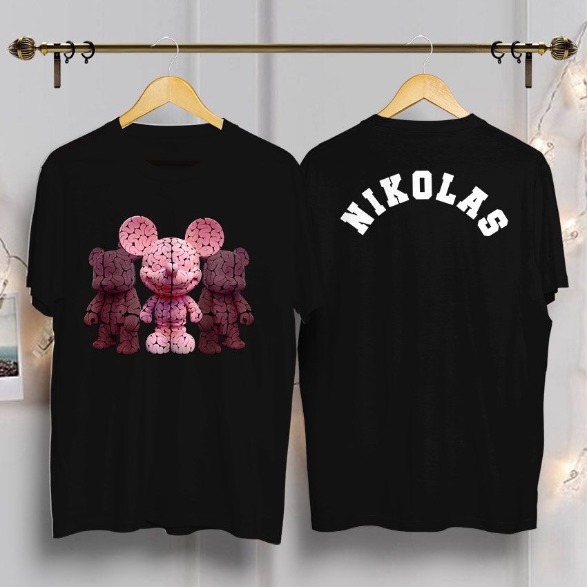Áo Thun Unisex, Áo phông Unisex Nikolas 100% Cotton MICKEY BRAIN - NIKOLAS-MBN001 | BigBuy360 - bigbuy360.vn