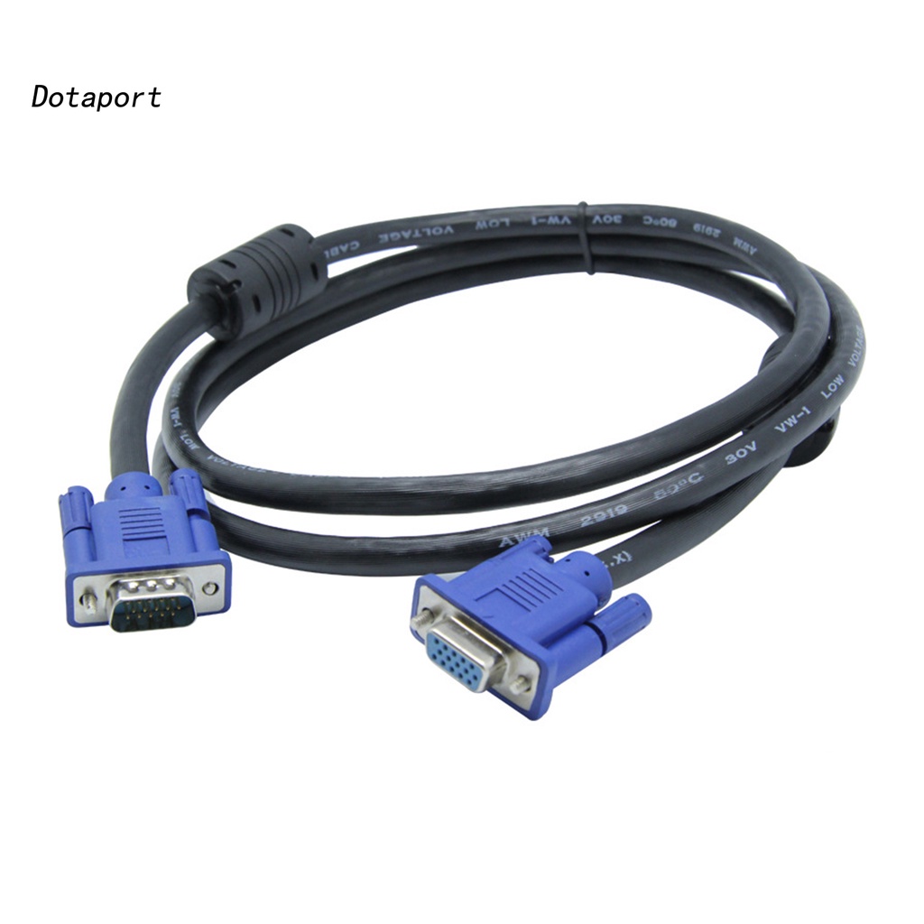 KDDT- Lightweight VGA Extender Cable Male to Female VGA Adapter Cable Wide Compatibility for Computer | BigBuy360 - bigbuy360.vn