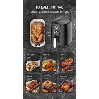 Nồi Chiên Không Dầu Camel 5 & 6 Lít (Bảo hành 6 tháng, Lỗi 1 đổi 1)