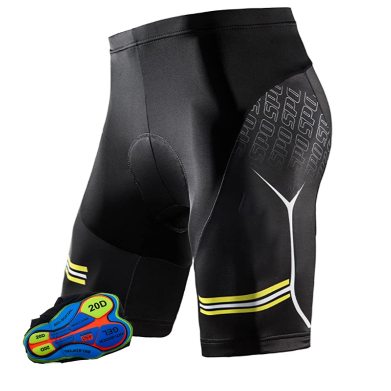 Quần Short Đạp Xe Có Đệm GEl 20D Nhanh Khô Thiết Kế Mới Dành Cho Nam