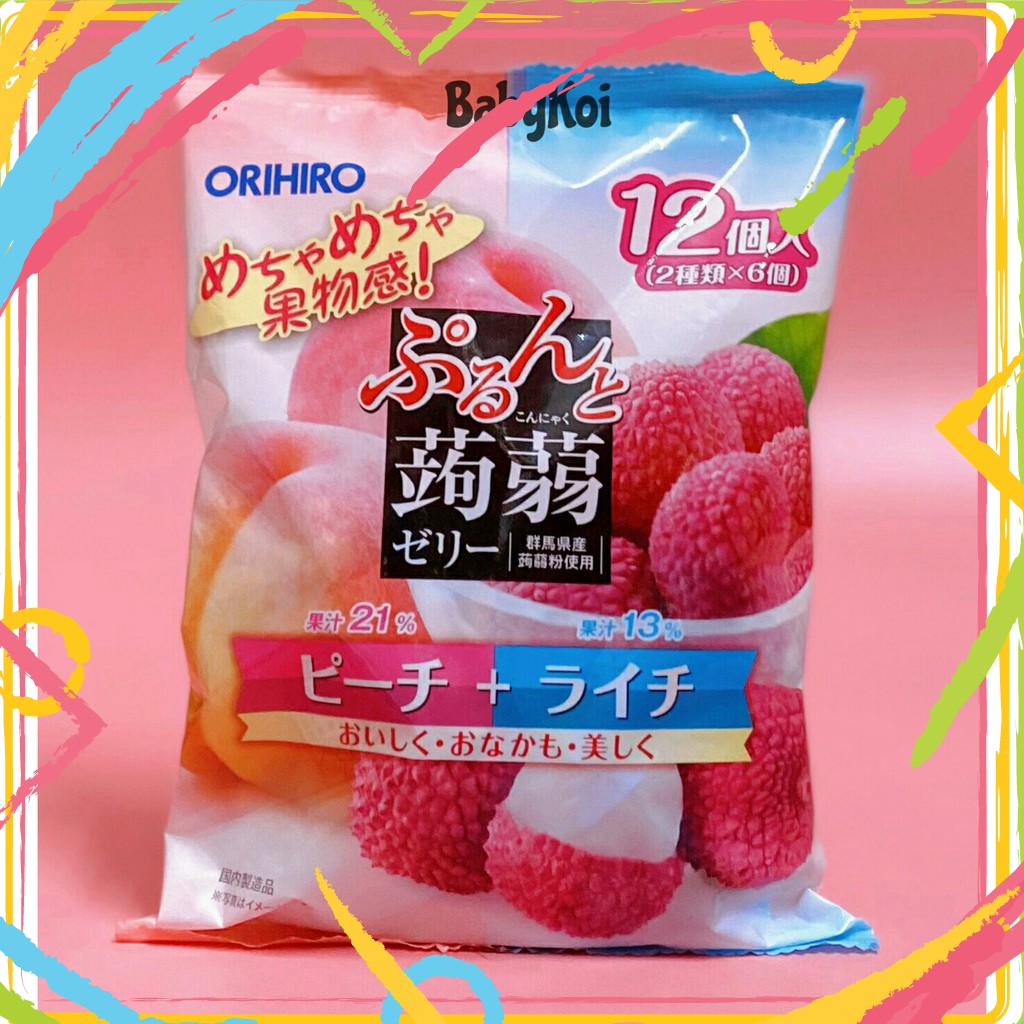 tuan000019 Thạch rau câu hoa quả Orihiro Nhật Bản tuan000019