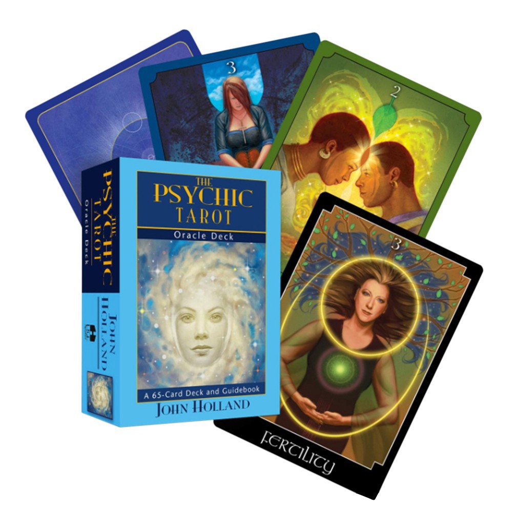 Bộ bài tarot mạ vàng dòng The Psychic độc đáo  bìa