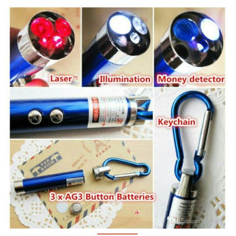 Đèn Pin 4 chức năng