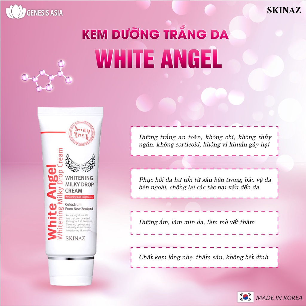 Kem dưỡng trắng nâng tone White Angle Skinaz Hàn Quốc 70g