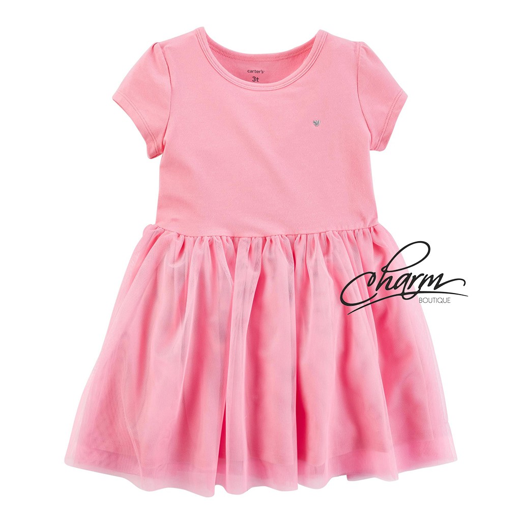 Váy Cho Bé Gái, Đầm Bé Gái Thun CARTER'S Chính Hãng