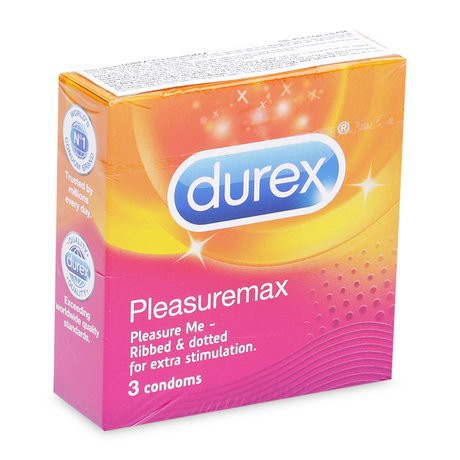 [DUREX HÀNG THÁI LAN] BAO CAO SU DUREX PLEASUREMAX PHÁT SÁNG TRONG ĐÊM - HỘP 3 CÁI 🔥🔥🔥