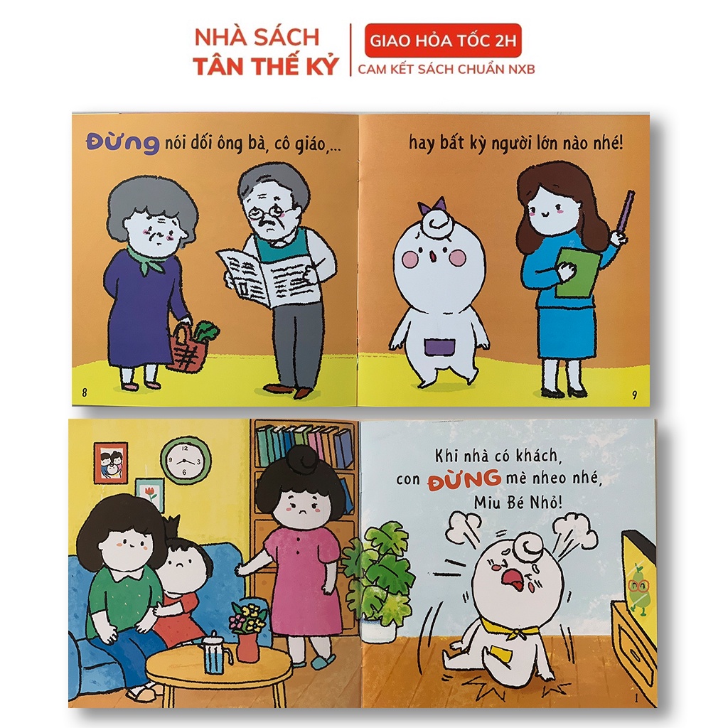 Sách - Ehon Kỹ năng sống - Miu bé nhỏ (Phần 2) dành cho trẻ từ từ 1-6 tuổi - Lẻ cuốn | BigBuy360 - bigbuy360.vn
