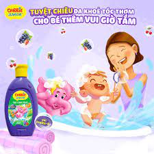 NEW Sữa Tắm Gội cho bé Carrie Junior DƯA LƯỚI, SỮA CHUA, NHO,CHERRY,SỮA+ VOI BÔNG DỄ THƯƠNG (700G)