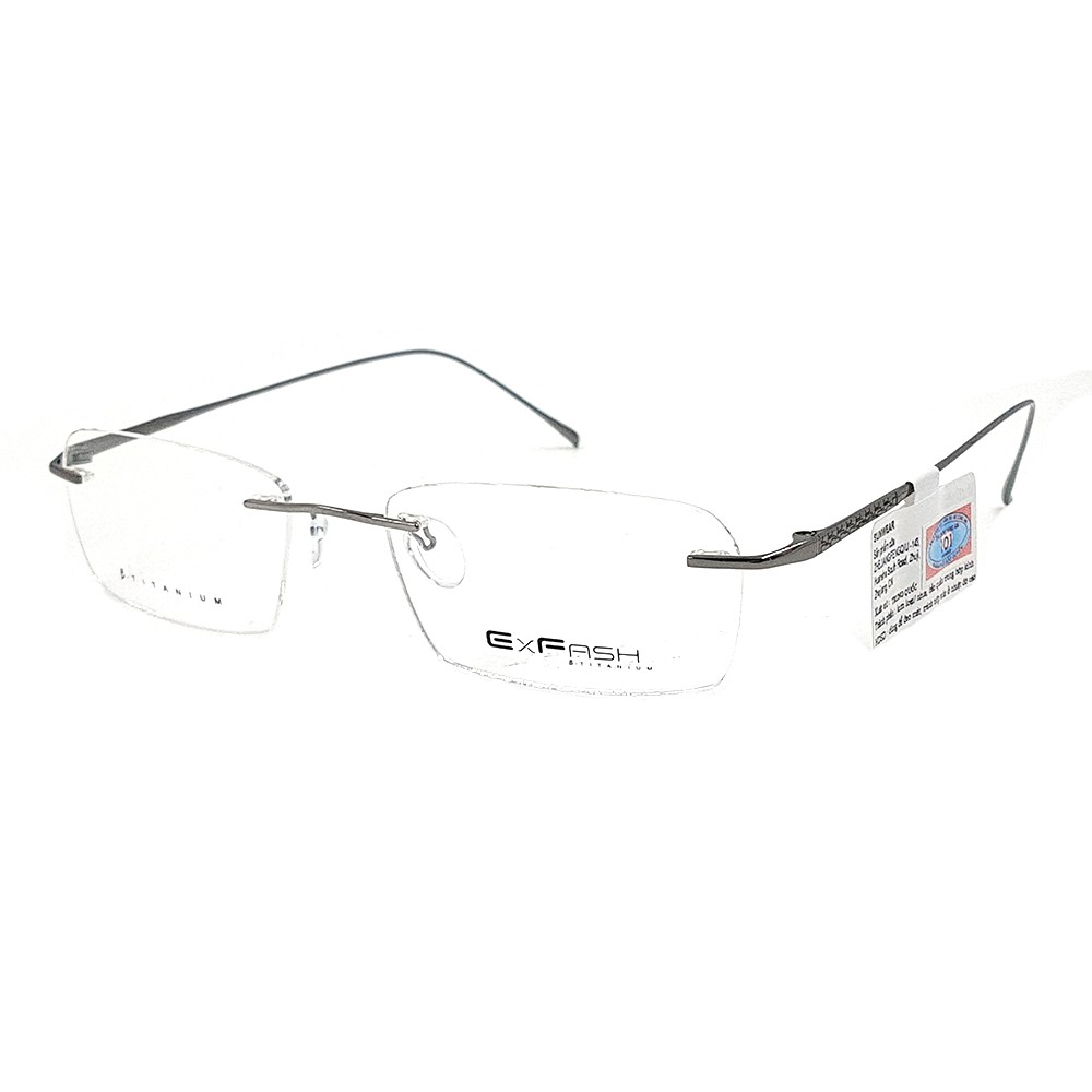 Gọng kính cận nam nữ Exfash EF37211 904 chính hãng (tròng cận 0 độ)