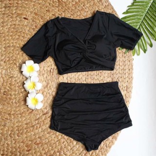 bikini 2  mảnh tay ngắn