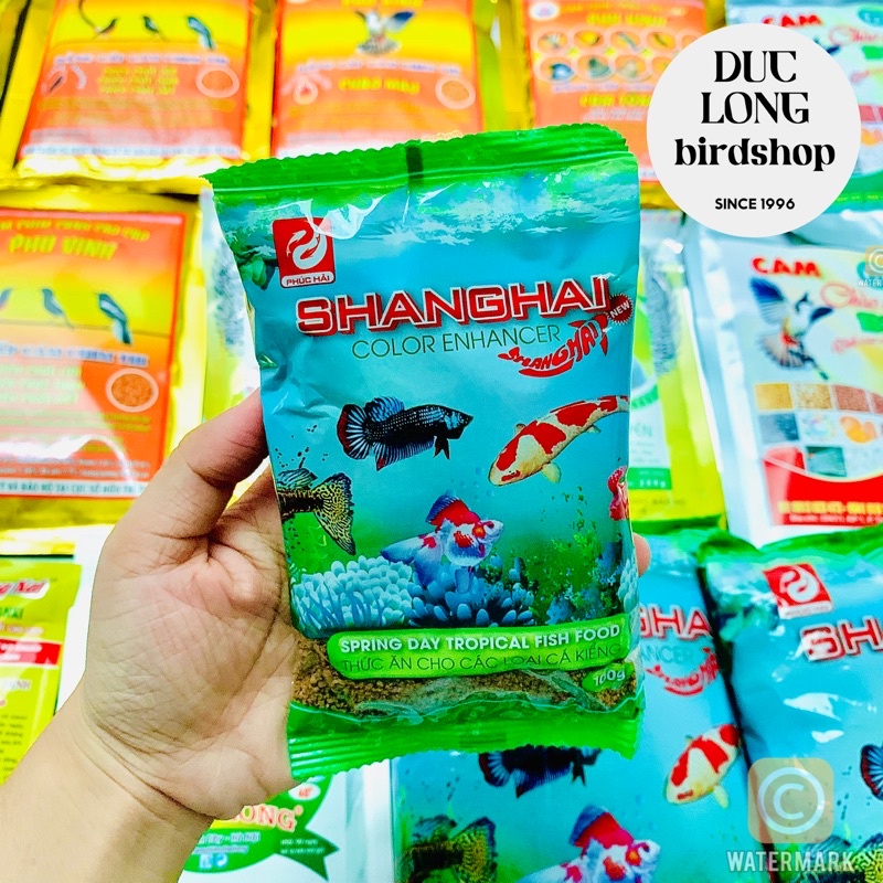 Cám cá Shanghai 100g - Thức ăn cho các loại cá cảnh (cám nhuyễn cho cá con)