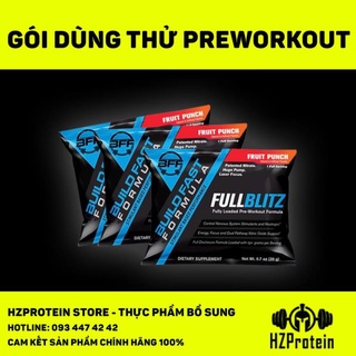 SAMPLE FULLBLITZ – GÓI DÙNG THỬ TĂNG SỨC MẠNH – 1 GÓI FULL SERVING 20 GRAMS (2 LẦN DÙNG)