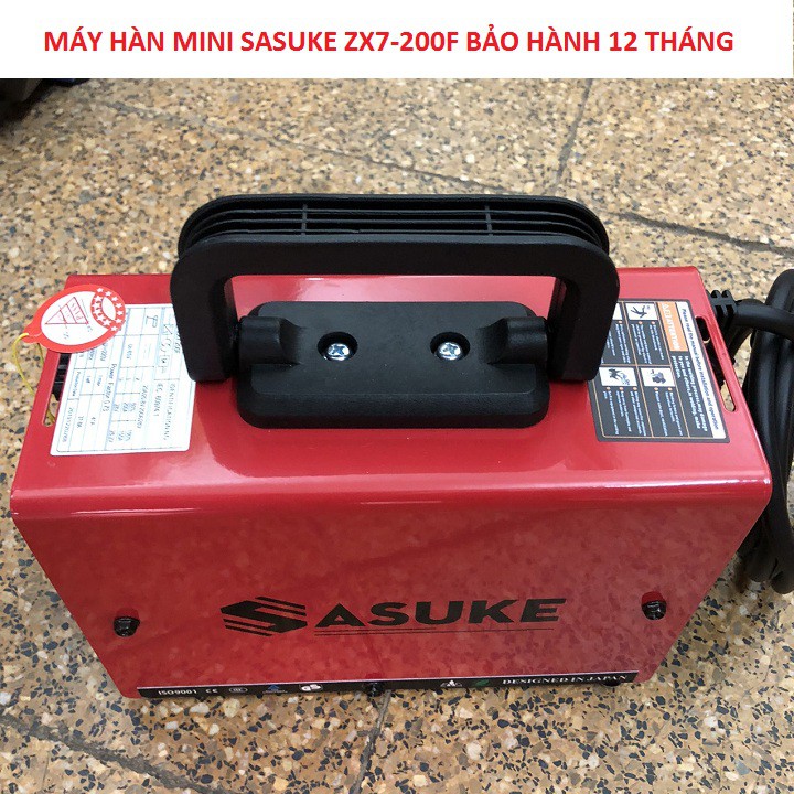 Máy Hàn Điện Tử Mini inverter Sasuke ZX7-200F Và ZX7-200N Chính Hãng Đầy Đủ Phụ Kiện Tặng 5 Que Hàn