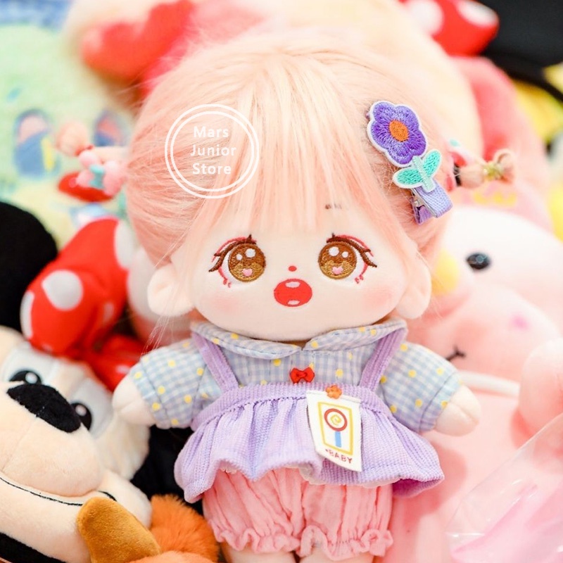 Búp Bê Nhồi Bông 20Cm Hình Jennie Lisa Rose Jisoo TWICE Aespa Pink Hair Dễ Thương