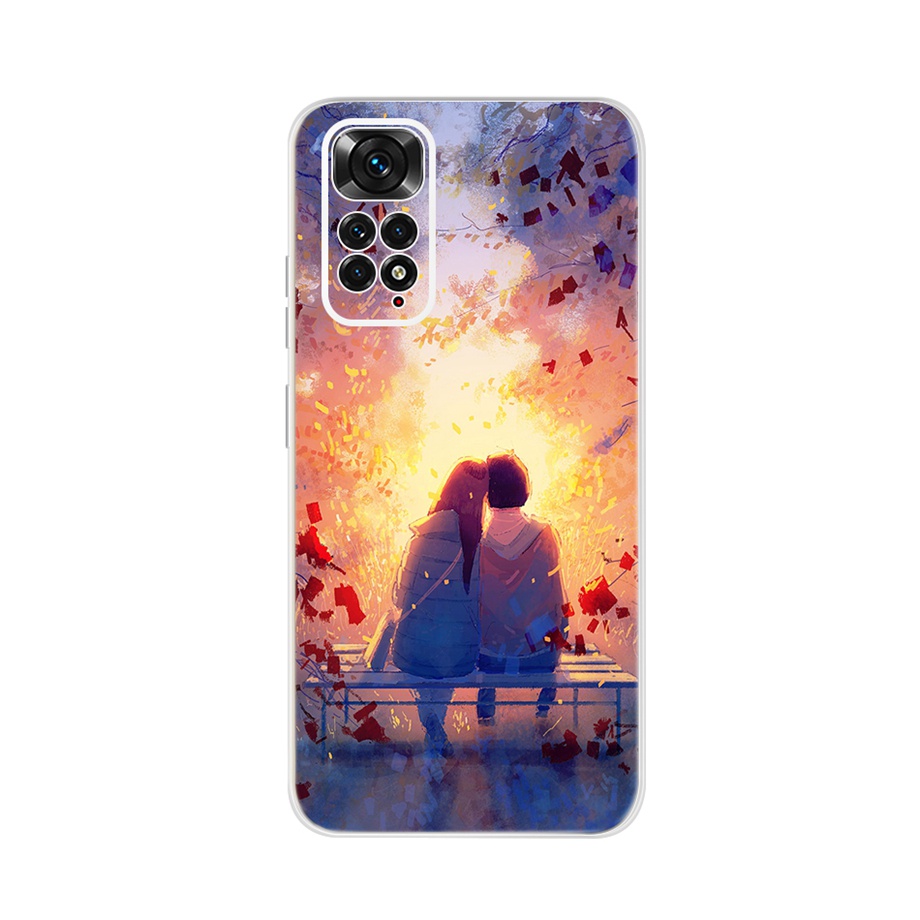 Ốp Điện Thoại Silicon Mềm Hình Hoa Cho Xiaomi Redmi Note 11 Note 11s Redmi Note11 Note 11 S 5.45