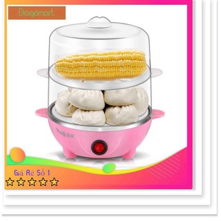Nồi Hấp Bánh Bao🍞 Máy Hấp Trứng🥚 Hấp Đồ Ăn Đa Năng 2 Tầng Tiện Dụng Trong Mọi Gia Đình
