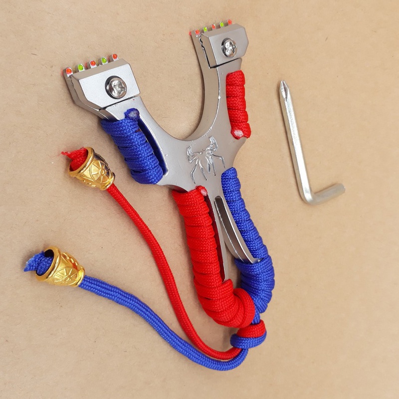 Ná Nhện Kim Loại Tặng Kèm Lục Giác Và 1 Dây Thun