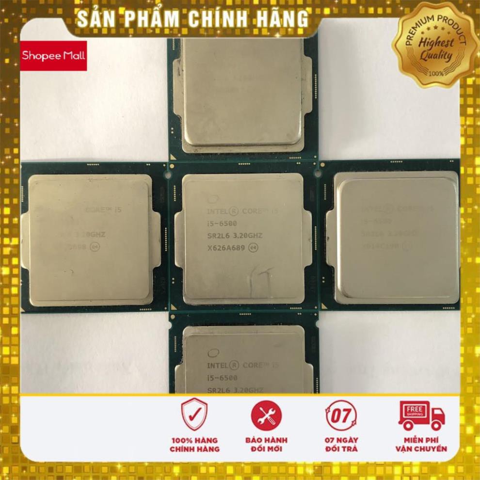 CPU sk 1151, i5 6400/ i5 6500/ i5 6600/ i7 6700/ i7 6700K, chip máy tính chạy trên main h110, b150, b250, h270,i5 7400