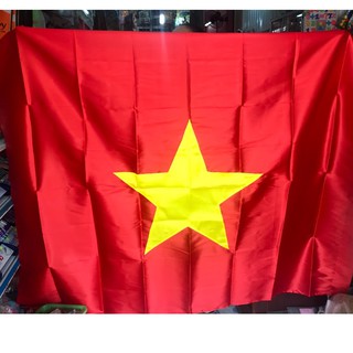 CỜ TỔ QUỐC - vải phi - 1 lá