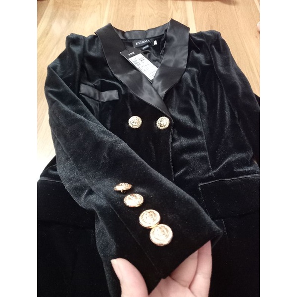 Đầm nhung cổ vest sang chảnh váy nhung có kèm belt